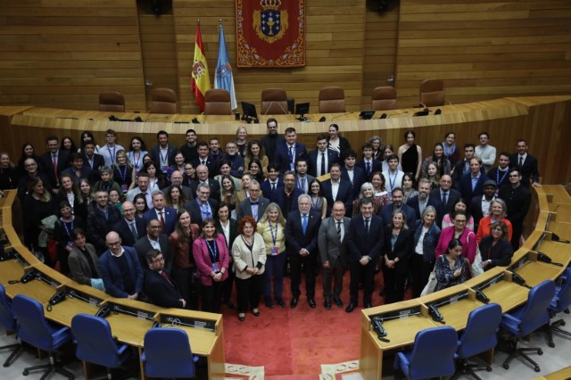 O Parlamento recibe aos representantes das universidades europeas que participan na VIII Asamblea de EUniWell